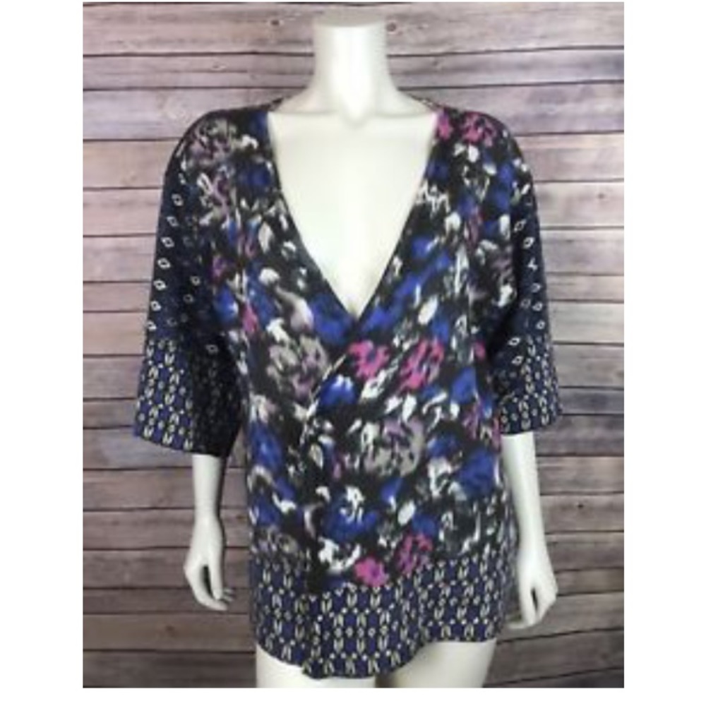 Anthropologie Guinevere kimono 3/4 sleeves sz M